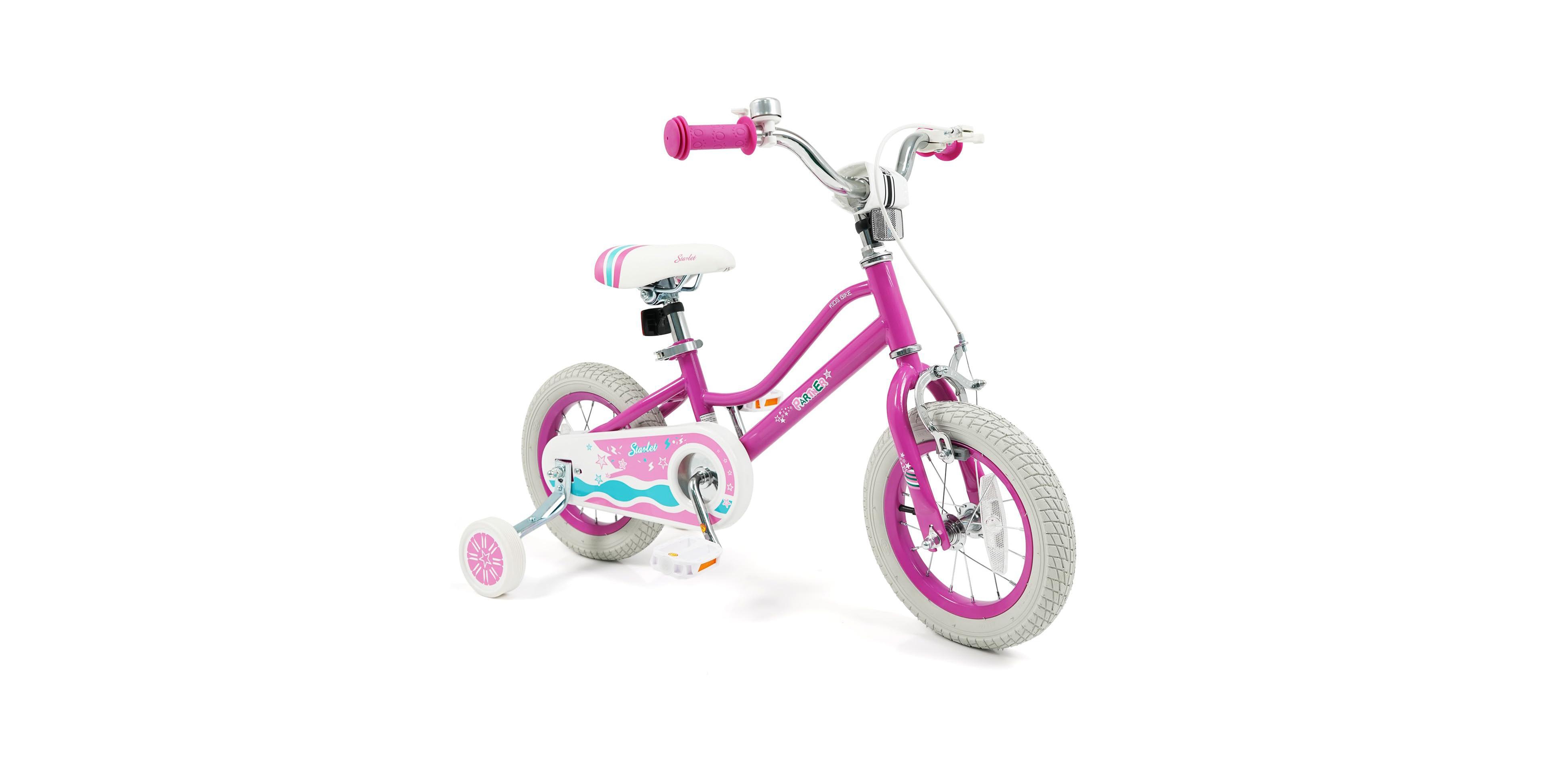 Mecale Starlight Wave Adjustable Training Wheels Bike, Ages 3-8