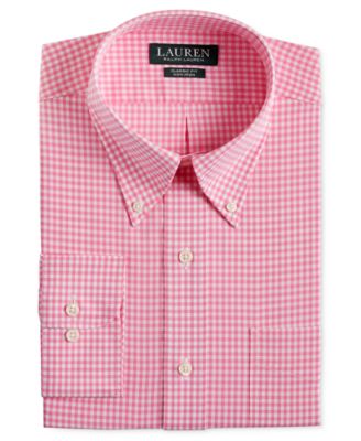 ralph lauren pink gingham shirt