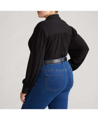 Plus Size Moore Liquid Jersey Blouse