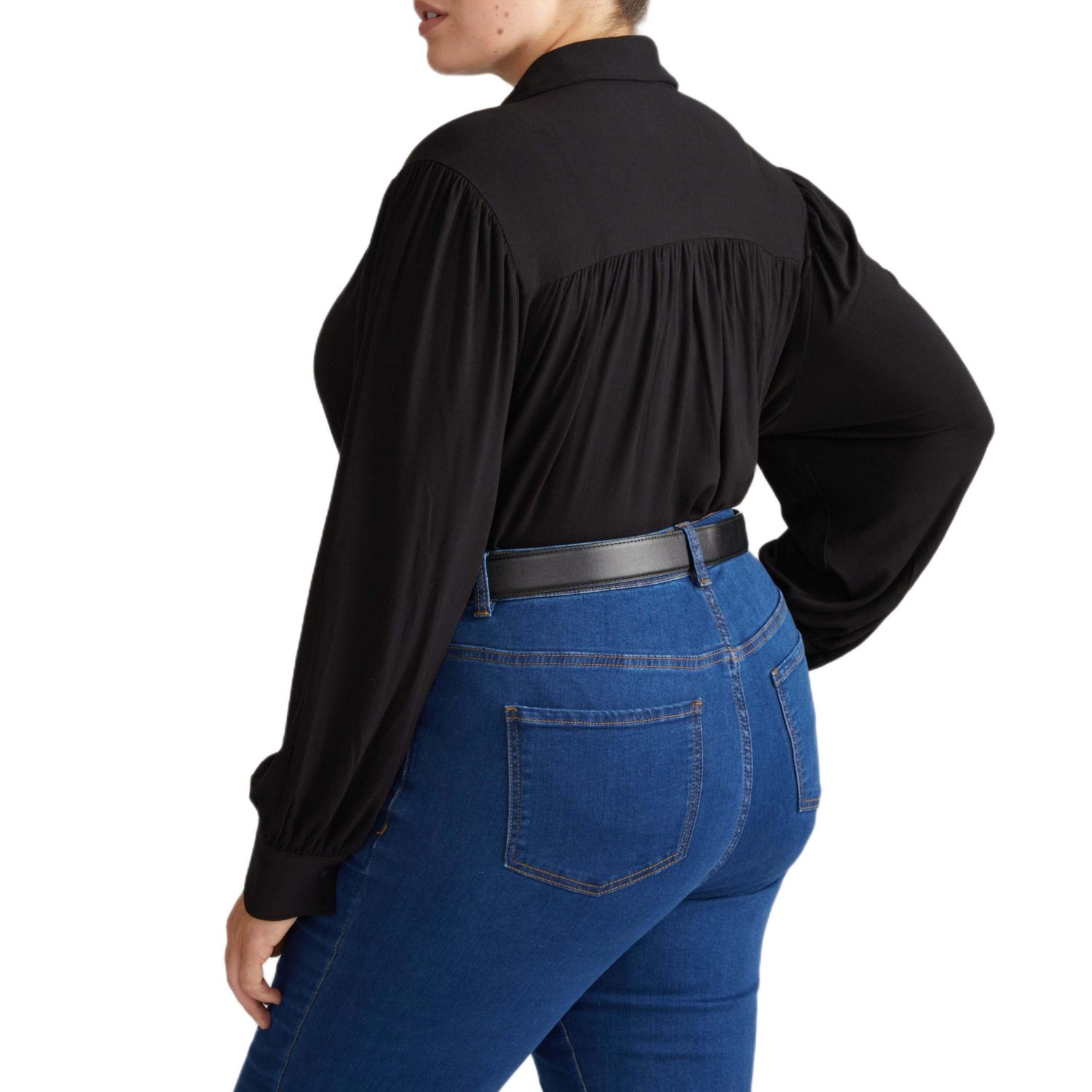 Plus Size Moore Liquid Jersey Blouse