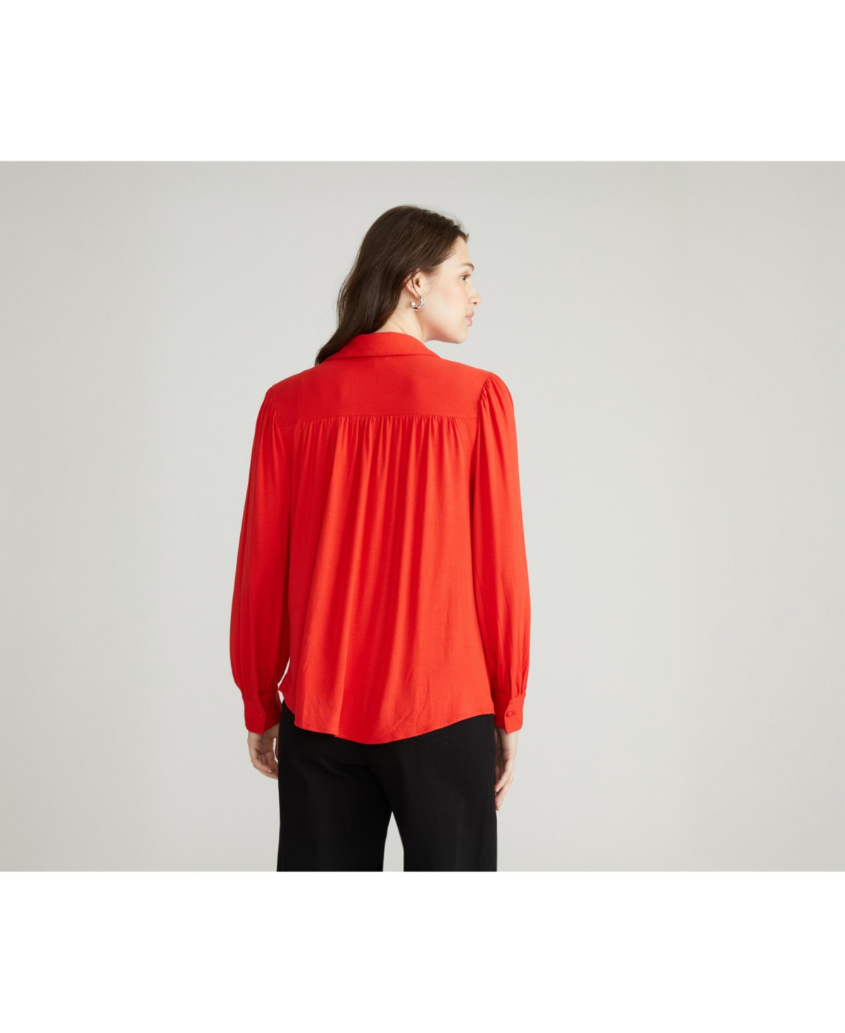 Universal Standard Plus Moore Liquid Jersey Blouse