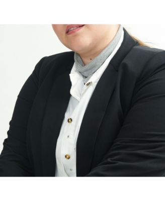 Plus Size Beas Ponte Blazer