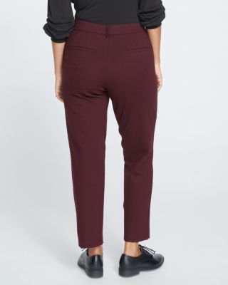 Plus Size Cigarette Ponte Pants