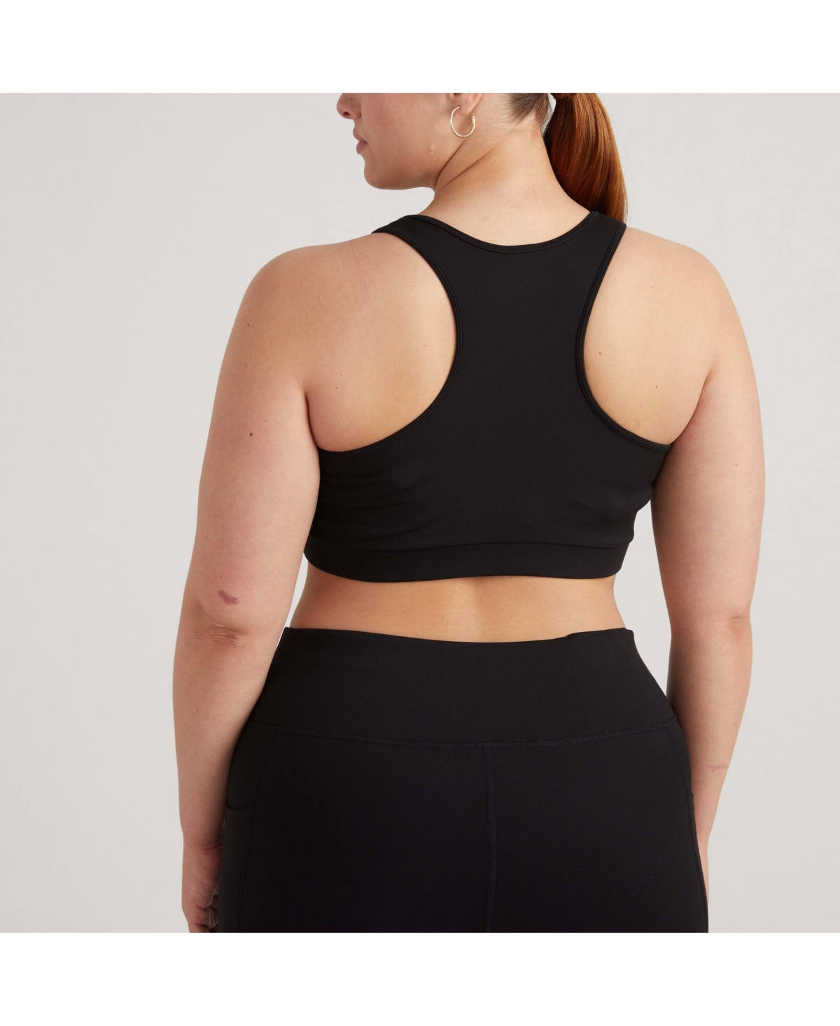 Universal Standard Women's Plus Next-to-Naked Racerback Sports Bra