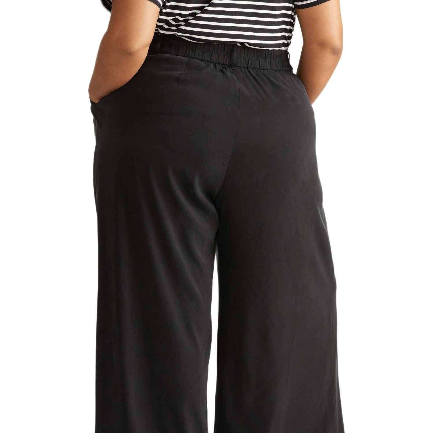 Plus Size Palais Cooling Cupro Wide Leg Pant