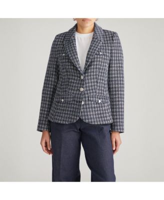 Plus Size 4 Pocket Ponte Blazer