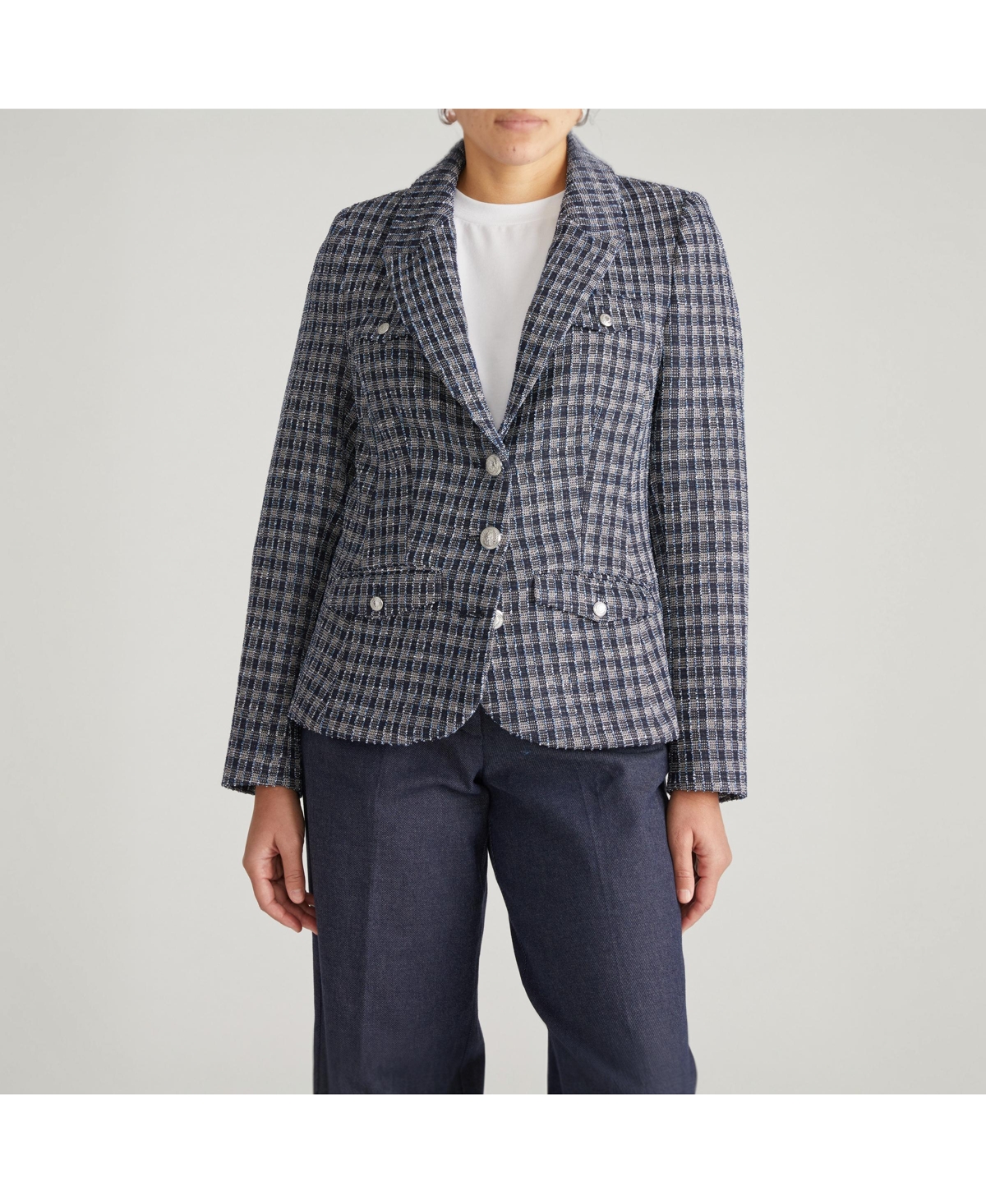 Universal Standard Plus 4 Pocket Ponte Blazer