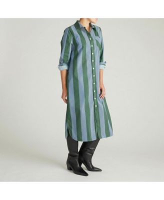 Plus Size Odeon Stretch Poplin Shirtdress