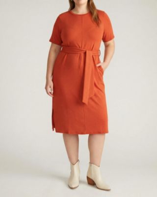 Plus Size TravelKnit Belted Dress