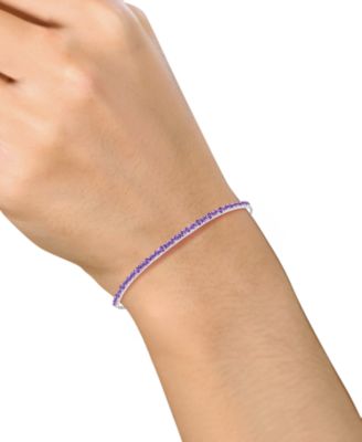 Multi-Gemstone Bracelet in Sterling Silver