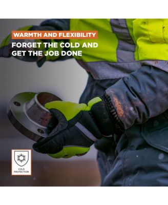 Men's Freezer Edge Insulated Gloves - Waterproof, Heavy-Duty, -40°F Comfort Rating, Durable Cold Storage Work Gloves