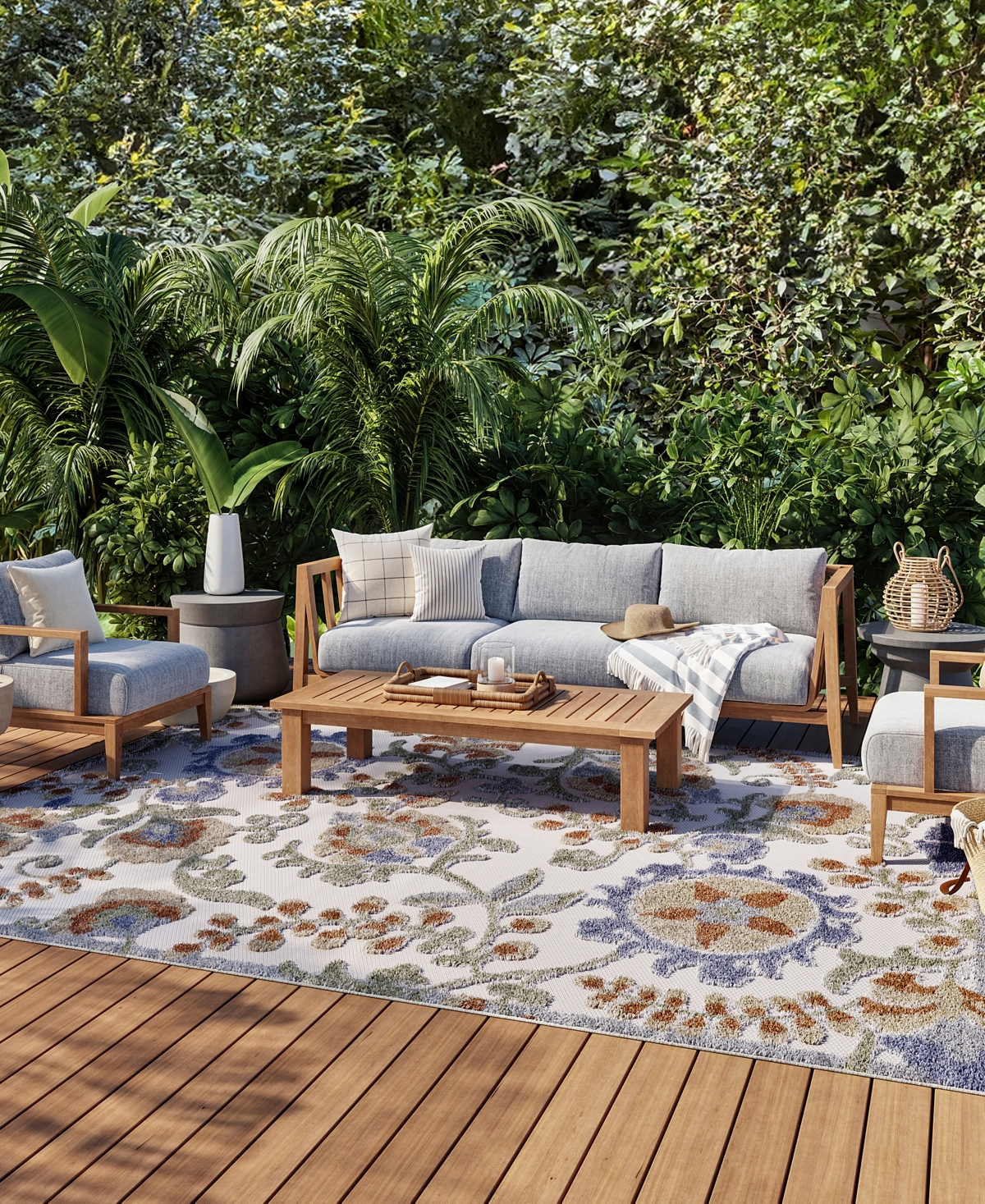 Nourison Home Aloha ALH17 6'x9' Area Rug