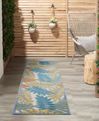 Aloha ALH18 2' x 6' Runner Rug