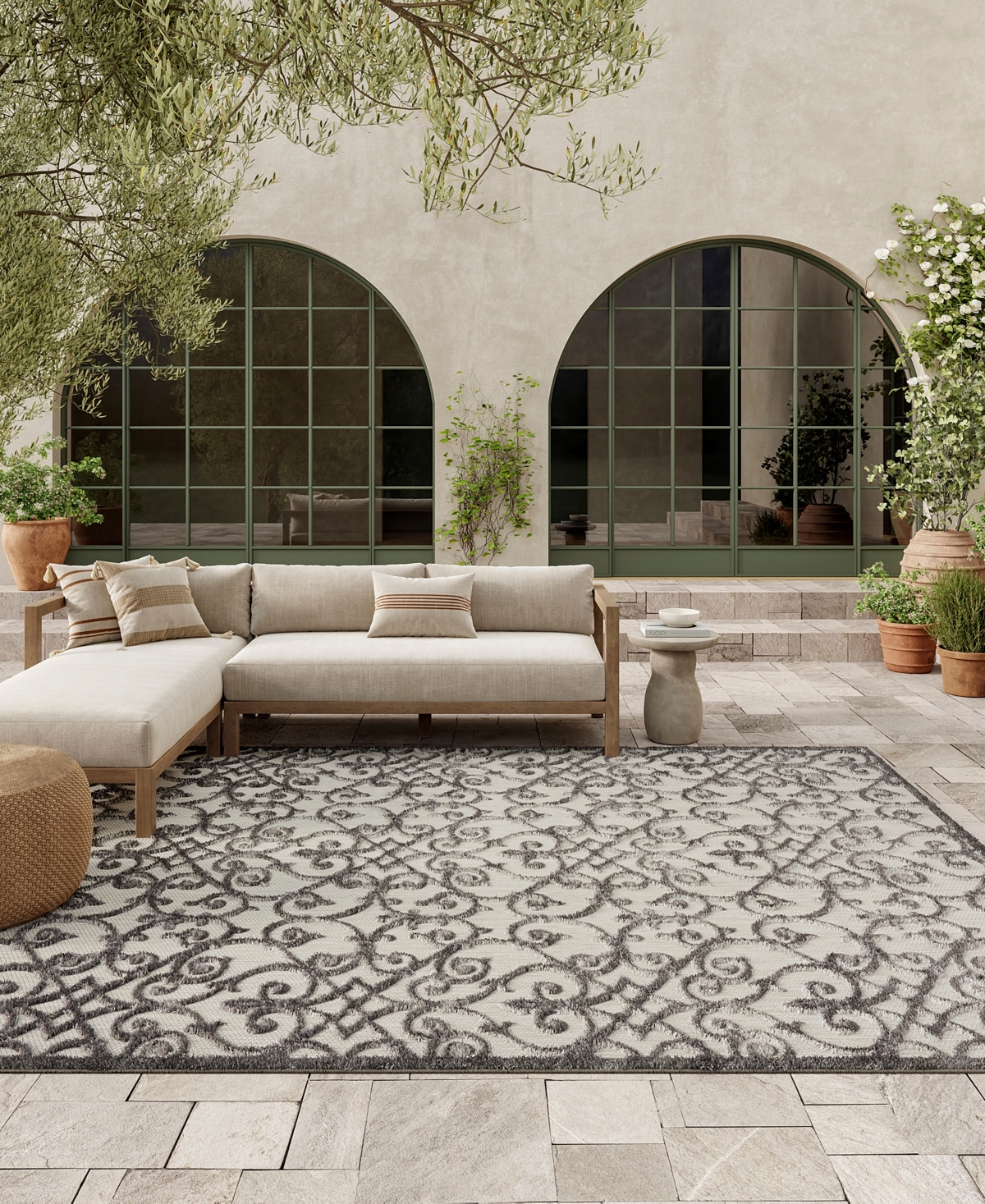 Nourison Home Aloha ALH21 7'10" x 10'6" Outdoor Area Rug