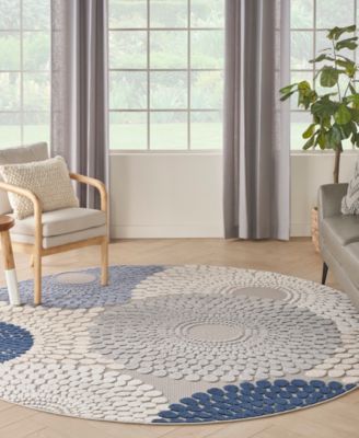 Aloha ALH29 7'10"x7'10" Round Area Rug