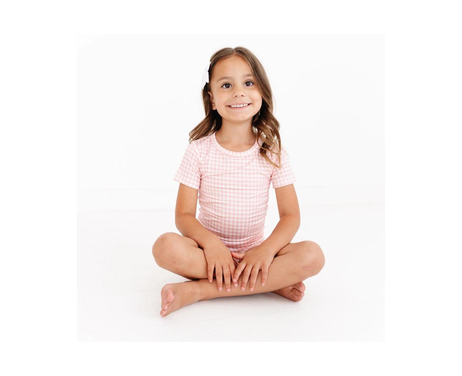 Baby Girls Sugar Gingham Pajama Set