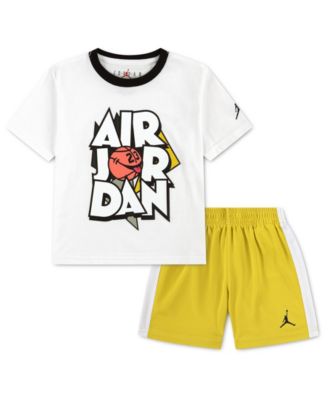 Boys' Toddler 2T-4T, 4-7 Airball Crewneck T-Shirt and Shorts, 2-Piece Set