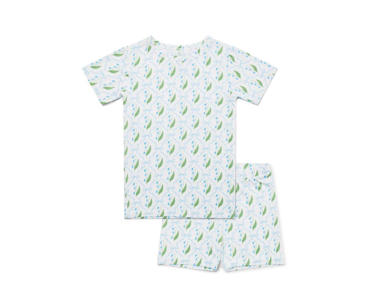 Baby Girls bell Bows Pajama Set