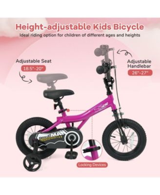 12-Inch Kids Bike with Removable Training Wheels-Brave Hero