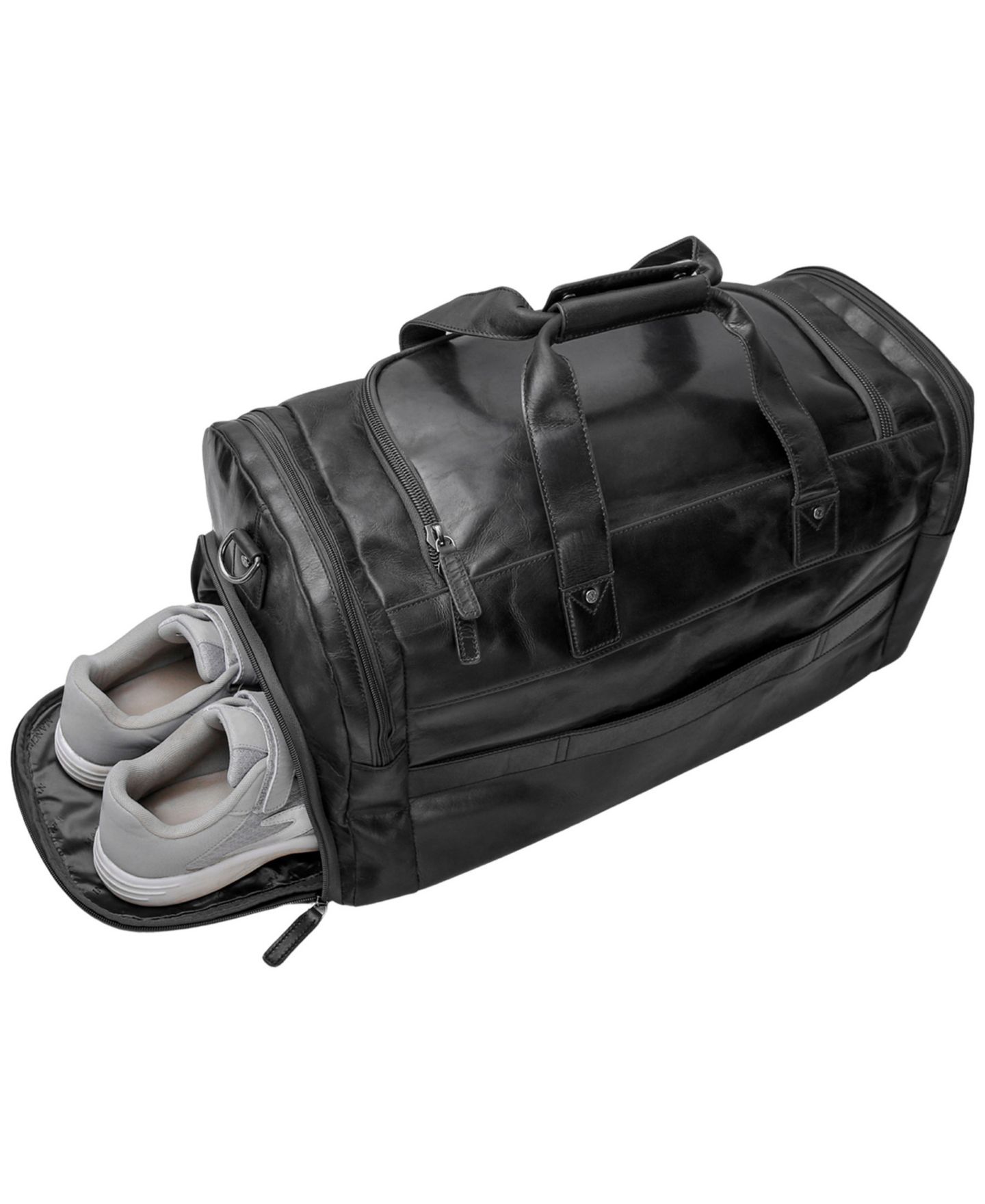 Мужская сумка Mancini Large Duffle, цвет: Чёрный — фото 6