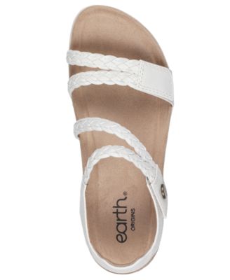 Women's Stellon Braided Strappy Flat Sandals