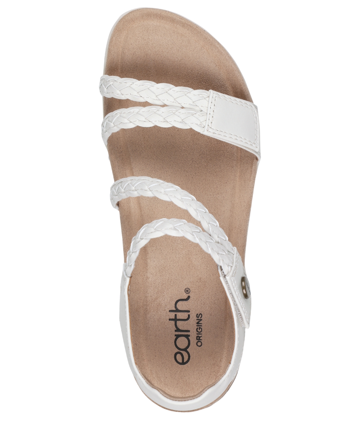 Earth Women's Stellon Braided Strappy Flat Sandals