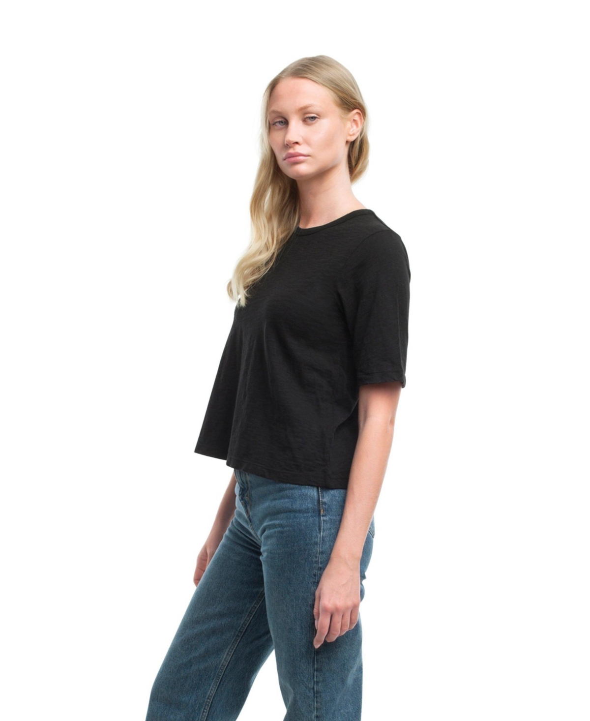 Wilt Clothing Women's Baby Fit Elbow Sleeve Tee