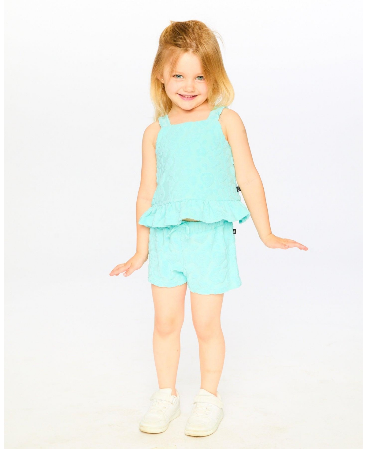 Deux par Toddler Girls Terry Tank Top with Shorts Set