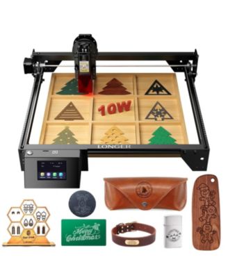 10W Laser Engraver Cutter with 15.7in x 15.7in Area, Dual-Beam & Touchscreen