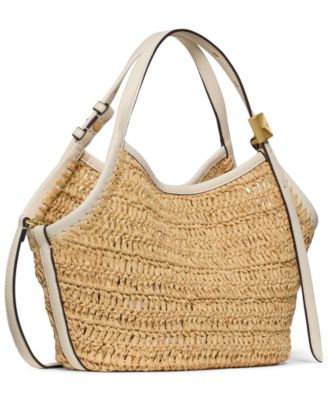 Deco Straw Medium Tulip Tote Bag