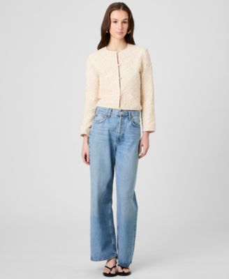 Women's Textured Slim Fit Jacket