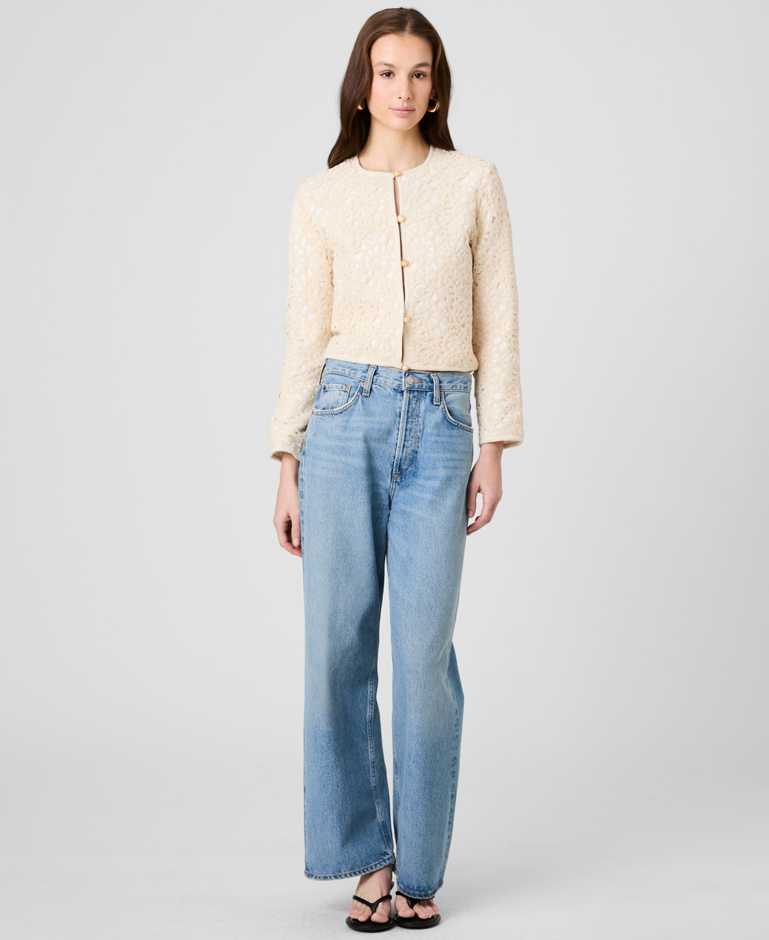 Women's Textured Slim Fit Jacket
