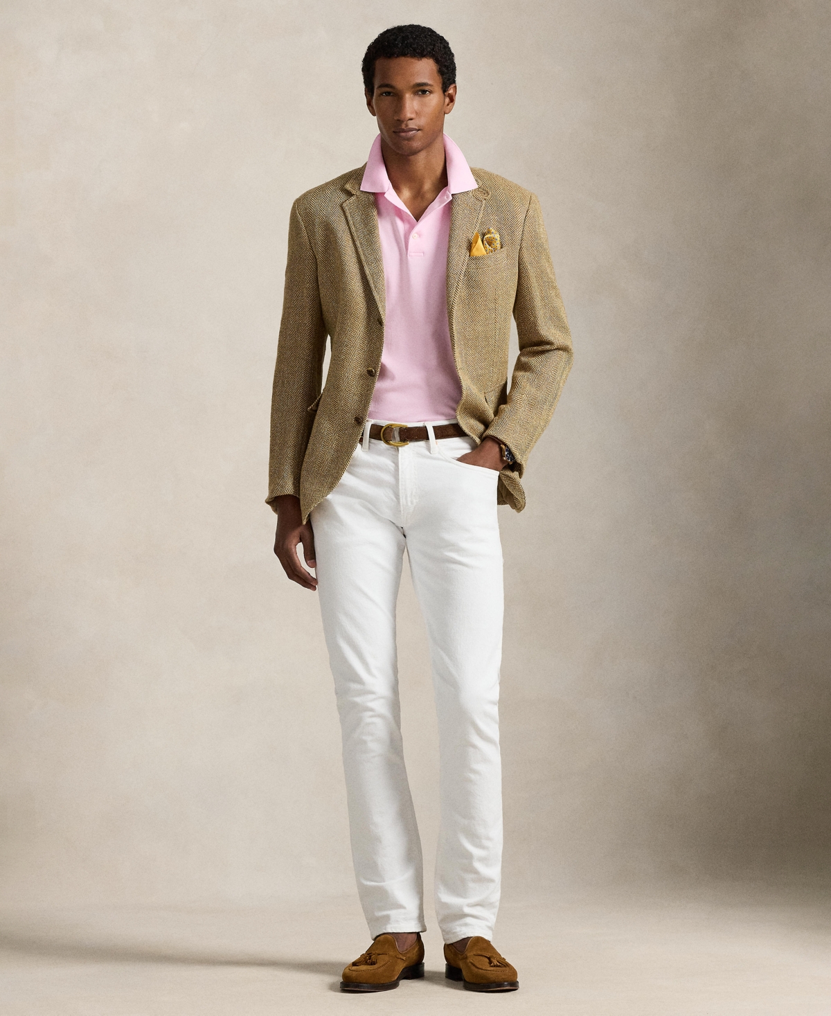 Men's Slim-Fit Soft Cotton Polo Shirt