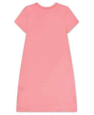 Girls' 7-16 Short-Sleeve Crewneck Dress