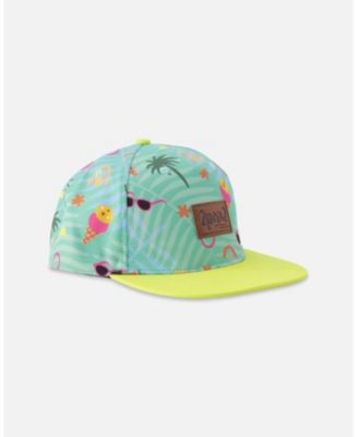 Girl Cap Beach Print - Toddler|Child