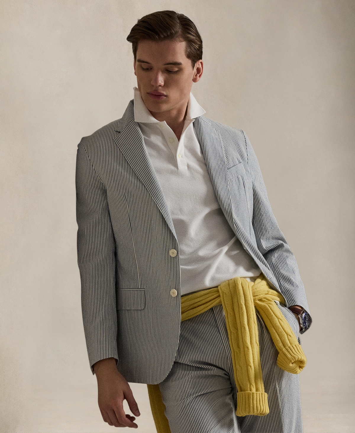 Polo Ralph Lauren Men's Slim-Fit Honeycomb Mesh Shirt