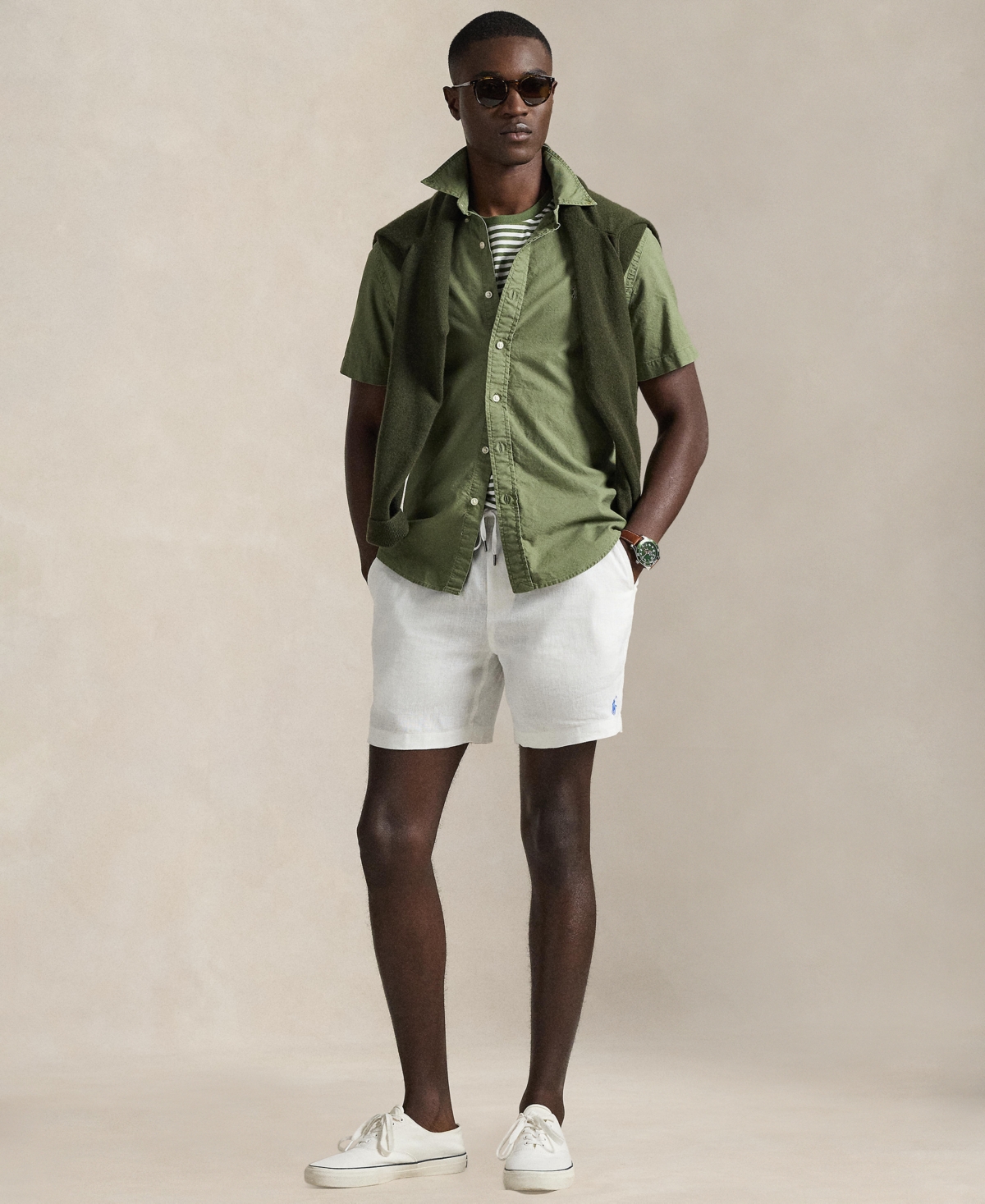 Polo Ralph Lauren Men's Garment-Dyed Oxford Shirt