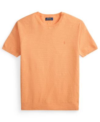 Men's Textured Lightweight Sweater T-Shirt