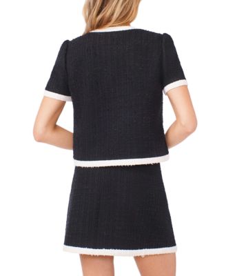 Women's Patch Pocket Knit Mini Skirt