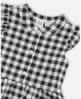 Girl Sleeveless Button Down Dress - Toddler|Child