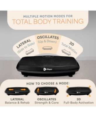 Hovert 3D Vibration Plate Machine – Dual Motor Oscillating Platform for Full Body Workout, Recovery, Strength & Circulation