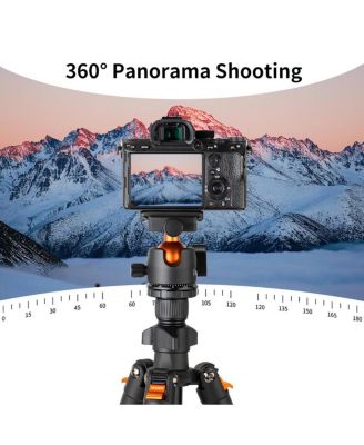 K234A1 4-Section Lightweight Aluminum Travel Vlog Tripod with Ball Head