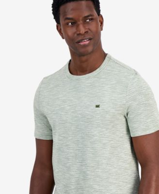 Men's Cotton-Blend Crewneck Slub T-Shirt