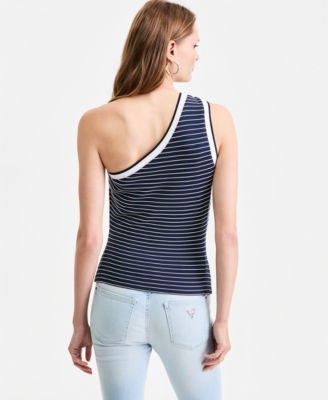 Women's Alphonsine Striped Monoshoulder Top