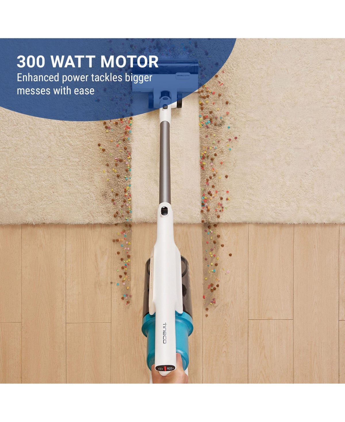 Tineco GO201 Cordless Stick Vacuum Multi Surface Cleaning on Carpets & Hard Floors