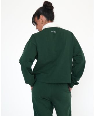 Women's Rugby Piping Relaxed Polo Top