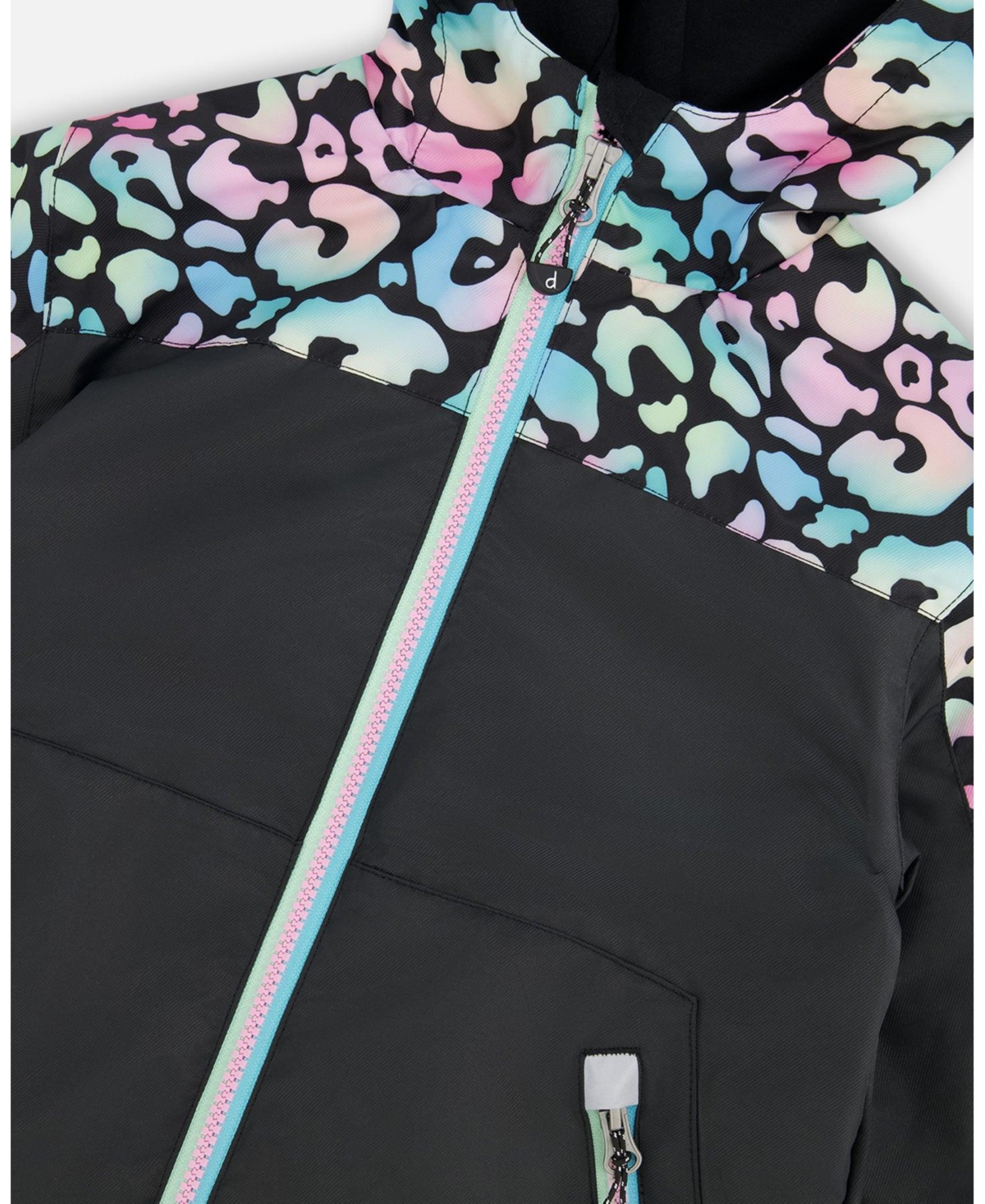 Deux par Girl 3-in-1 Two-Piece Mid-Season Outerwear Set Animal Print - Inner Jacket Toddler|Child