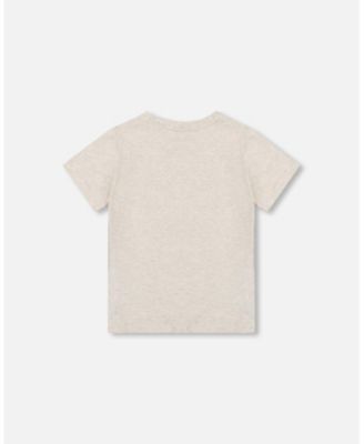 Big Boys Cotton Jersey T-Shirt Solid Heather