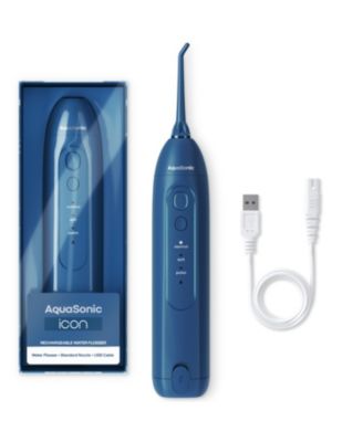 Icon Electric Water Flosser - Rechargeable, Included Jet Tip, Charging Cord, Home & Travel Use