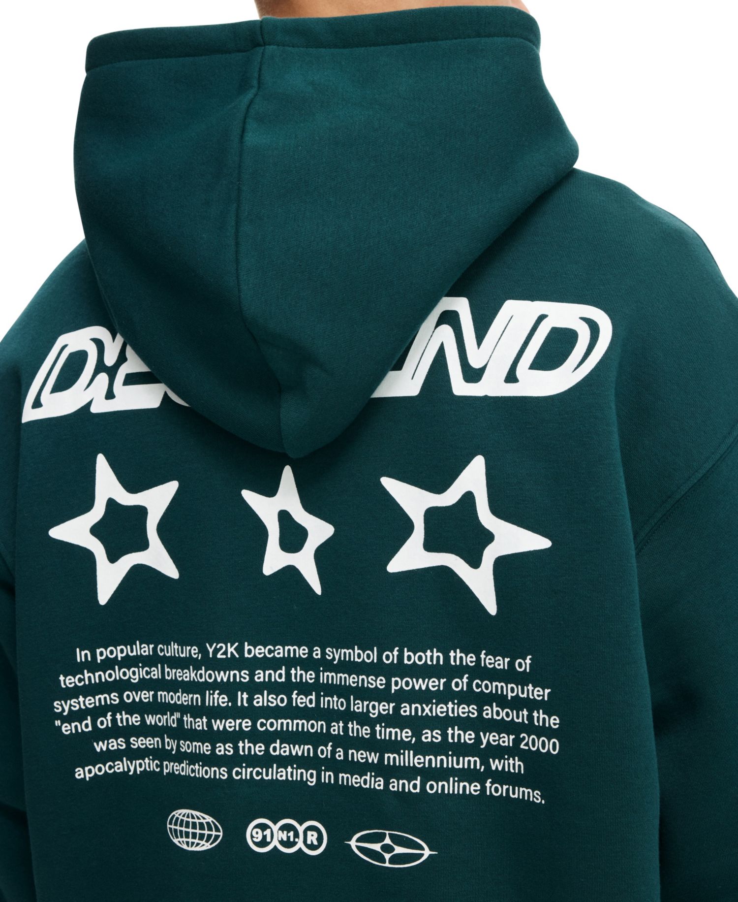 Men's Long-Sleeve Graphic Hooded Sweatshirt